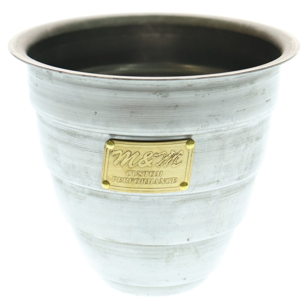 m&m(エムアンドエム) ×MASSES POT TYPE 1 - Chrysails STEEL / SMALL マシス クリサリス 鉄鉢 ポット シルバー