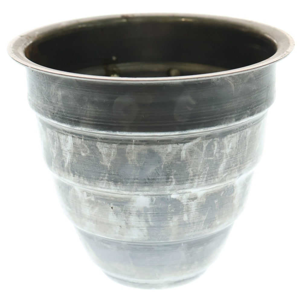 m&m(エムアンドエム) ×MASSES POT TYPE 1 - Chrysails STEEL / SMALL マシス クリサリス 鉄鉢 ポット シルバー