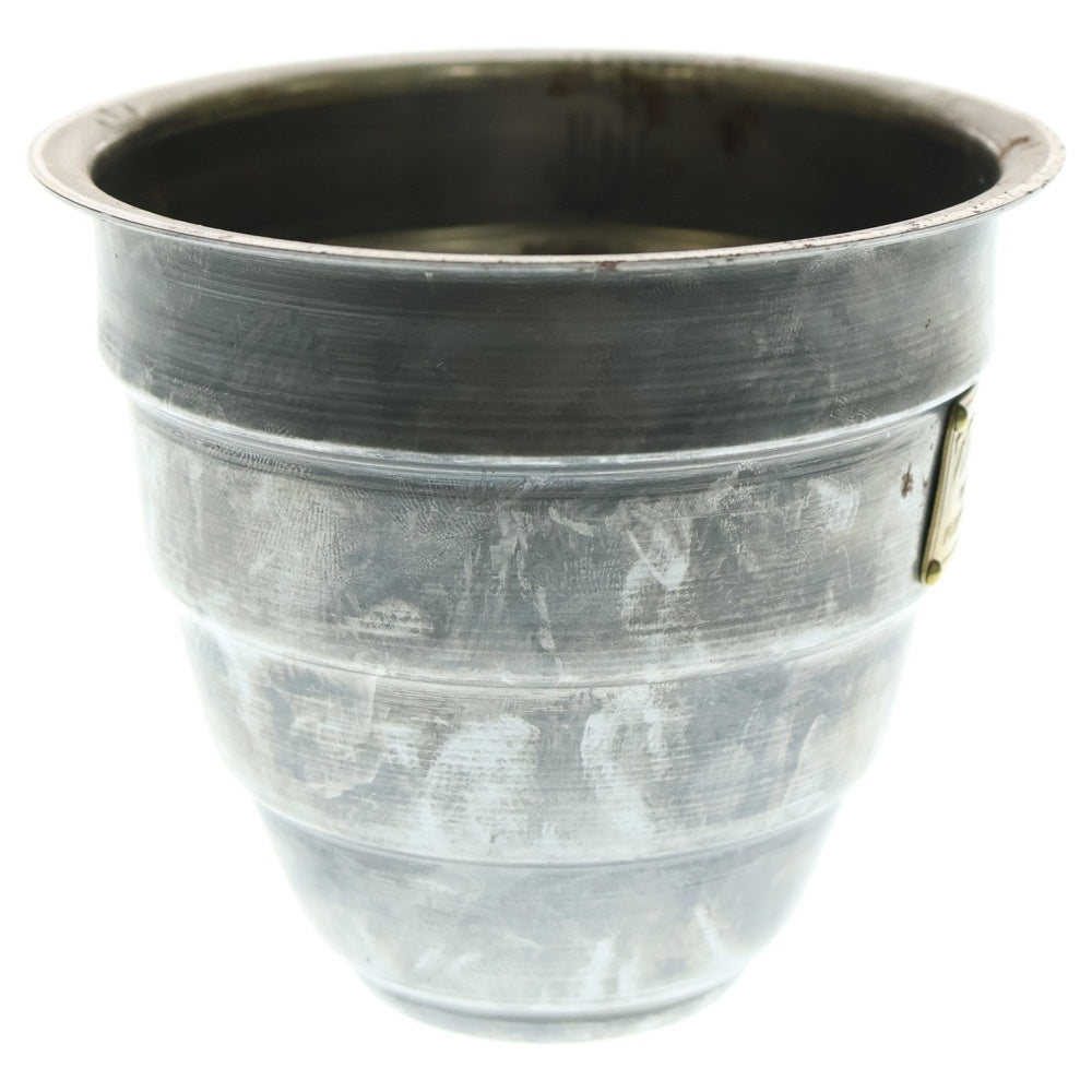 m&m(エムアンドエム) ×MASSES POT TYPE 1 - Chrysails STEEL / SMALL マシス クリサリス 鉄鉢 ポット シルバー