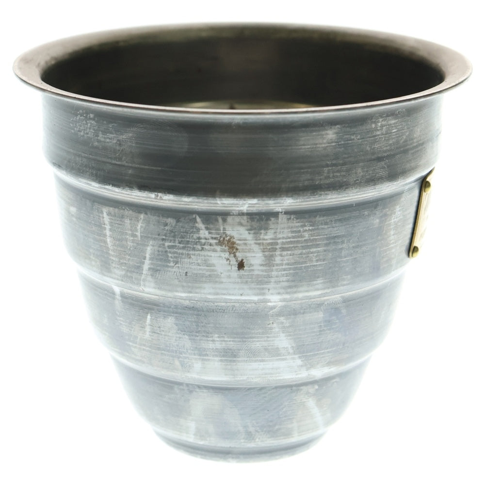 m&m(エムアンドエム) ×MASSES POT TYPE 1 - Chrysails STEEL / SMALL マシス クリサリス 鉄鉢 ポット シルバー