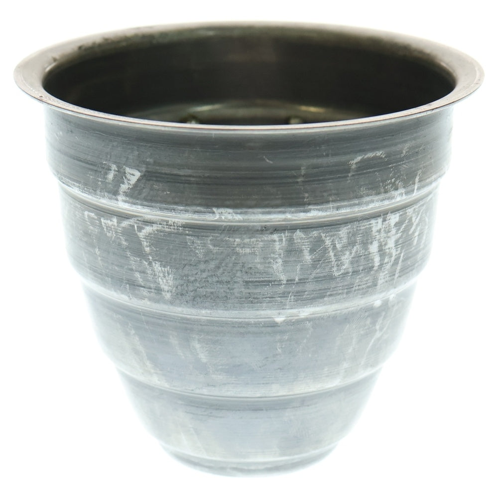 m&m(エムアンドエム) ×MASSES POT TYPE 1 - Chrysails STEEL / SMALL マシス クリサリス 鉄鉢 ポット シルバー