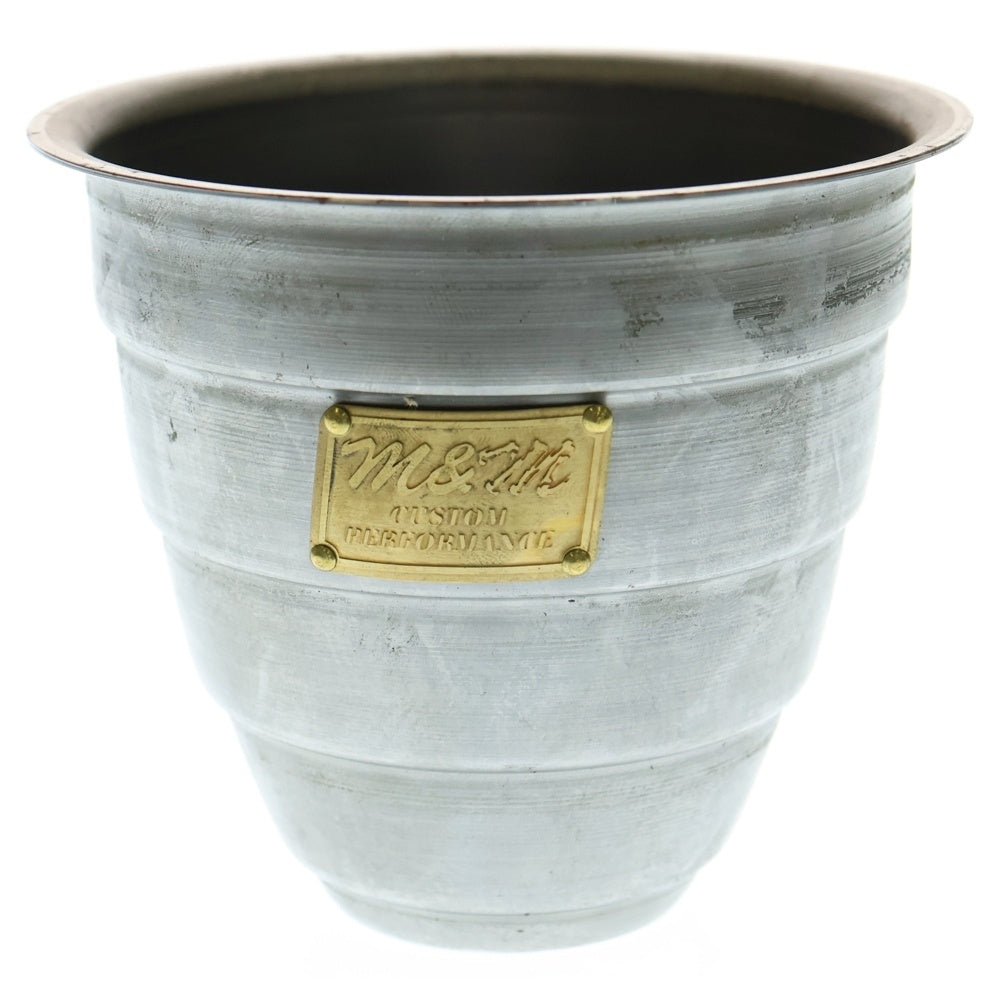 m&m(エムアンドエム) ×MASSES POT TYPE 1 - Chrysails STEEL / SMALL マシス クリサリス 鉄鉢 ポット シルバー