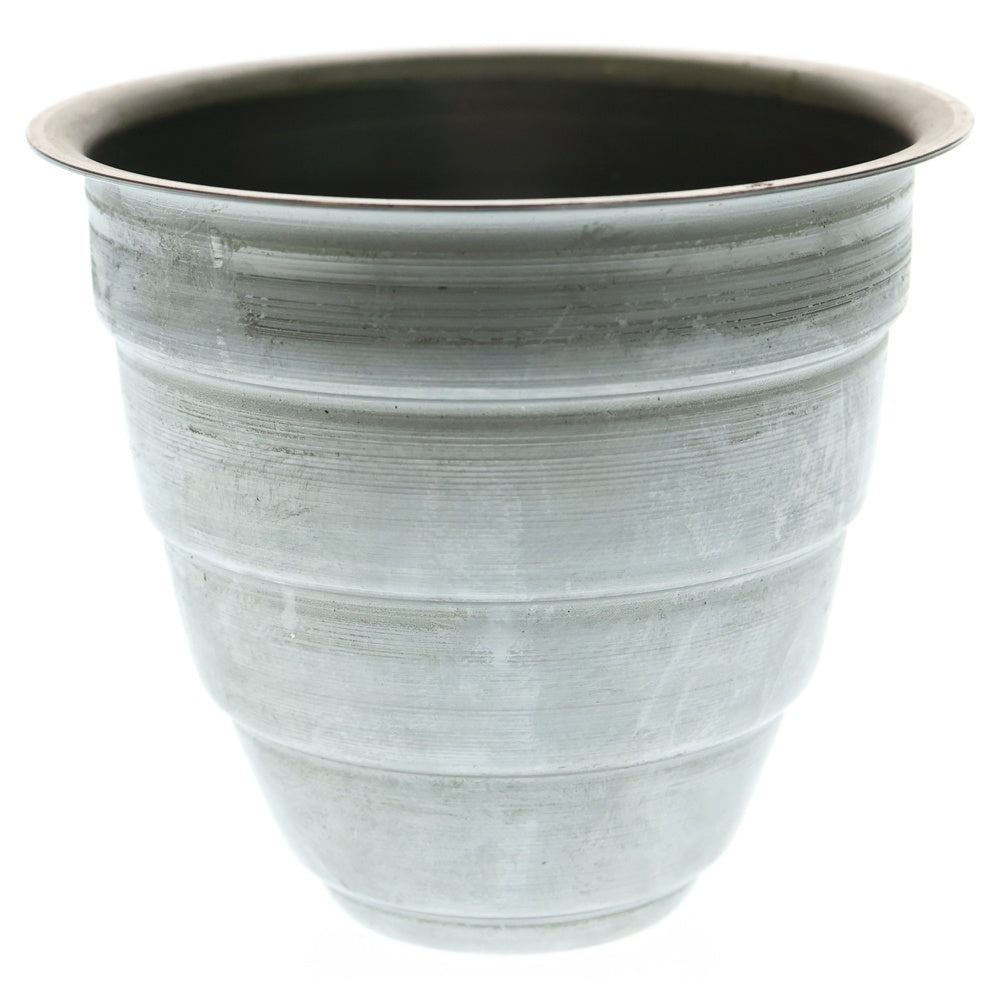 m&m(エムアンドエム) ×MASSES POT TYPE 1 - Chrysails STEEL / SMALL マシス クリサリス 鉄鉢 ポット シルバー