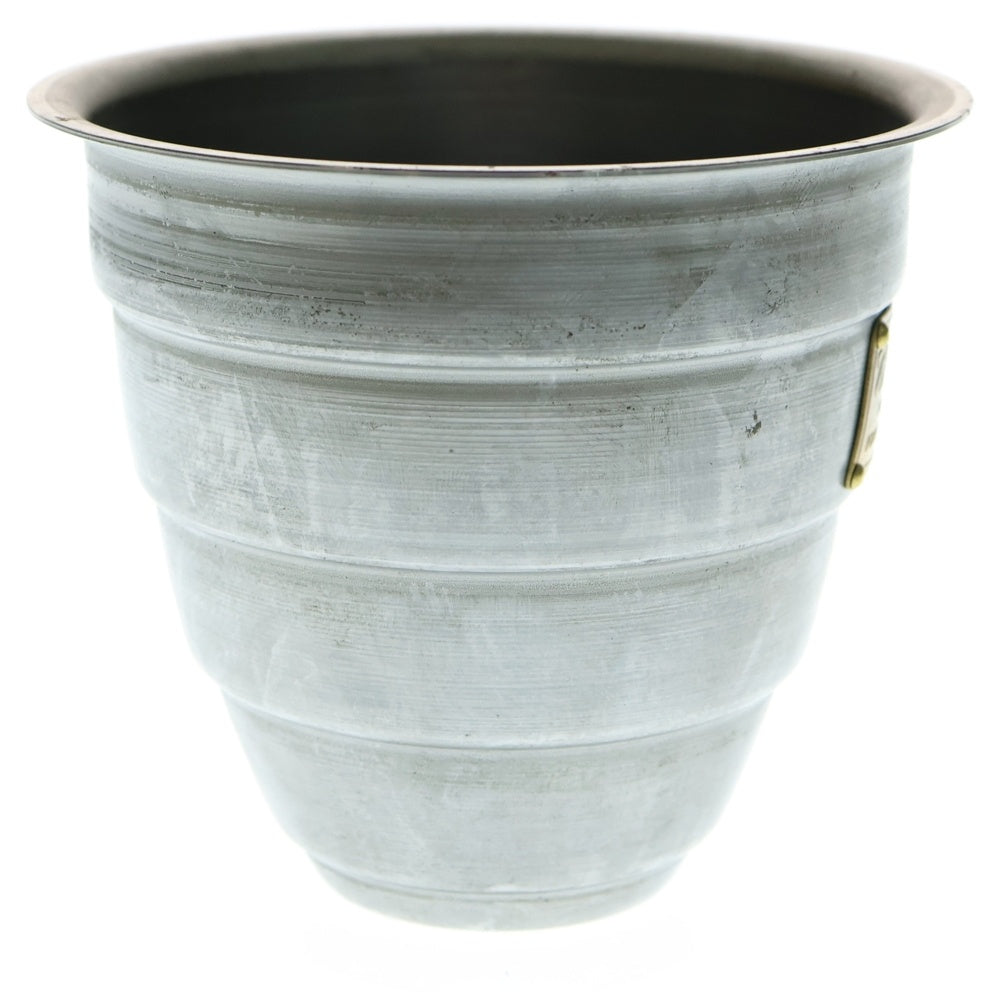 m&m(エムアンドエム) ×MASSES POT TYPE 1 - Chrysails STEEL / SMALL マシス クリサリス 鉄鉢 ポット シルバー