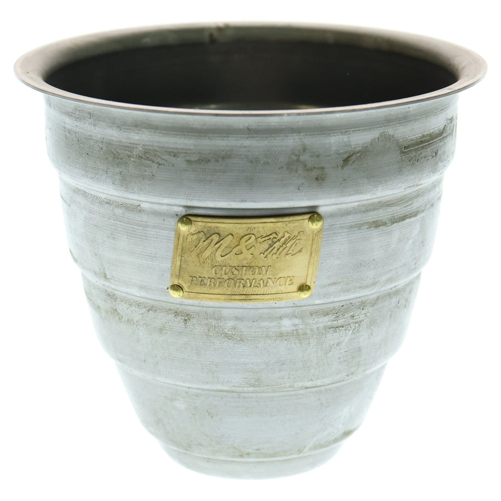 m&m(エムアンドエム) ×MASSES POT TYPE 1 - Chrysails STEEL / SMALL マシス クリサリス 鉄鉢 ポット シルバー