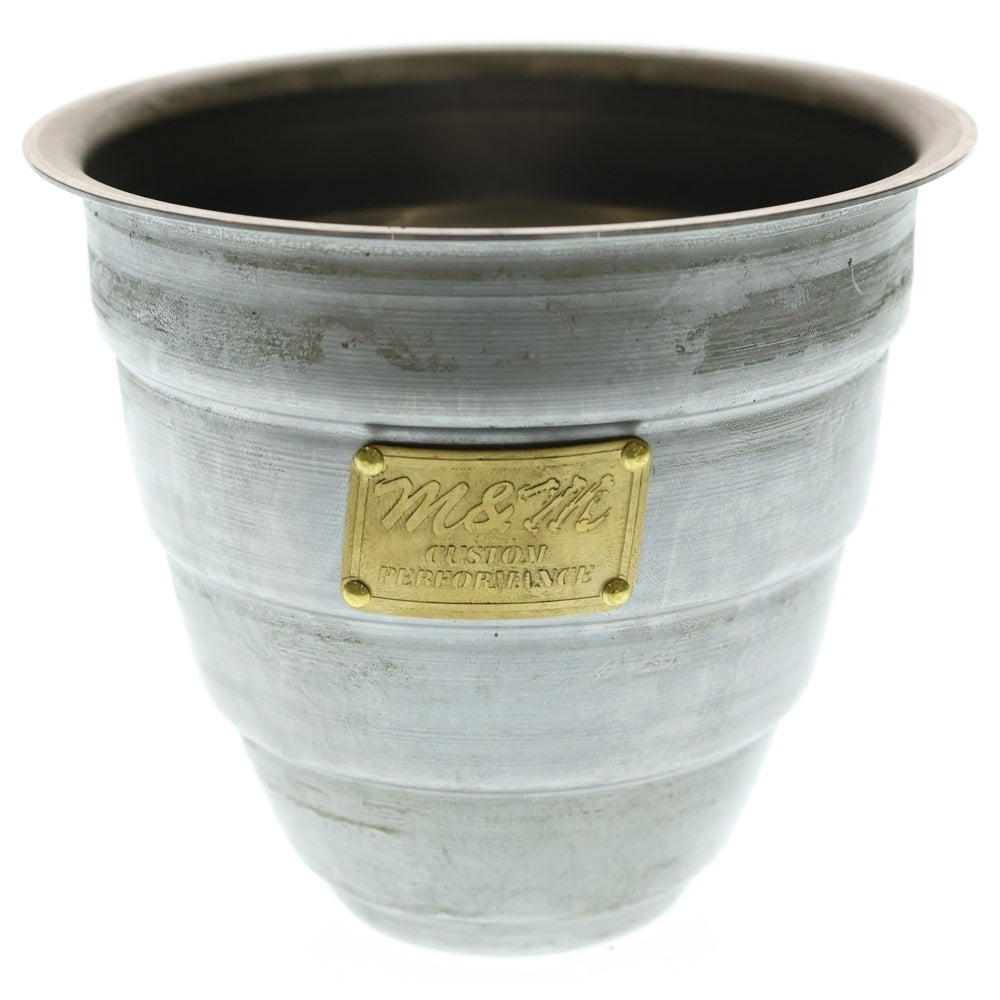 m&m(エムアンドエム) ×MASSES POT TYPE 1 - Chrysails STEEL / SMALL マシス クリサリス 鉄鉢 ポット シルバー