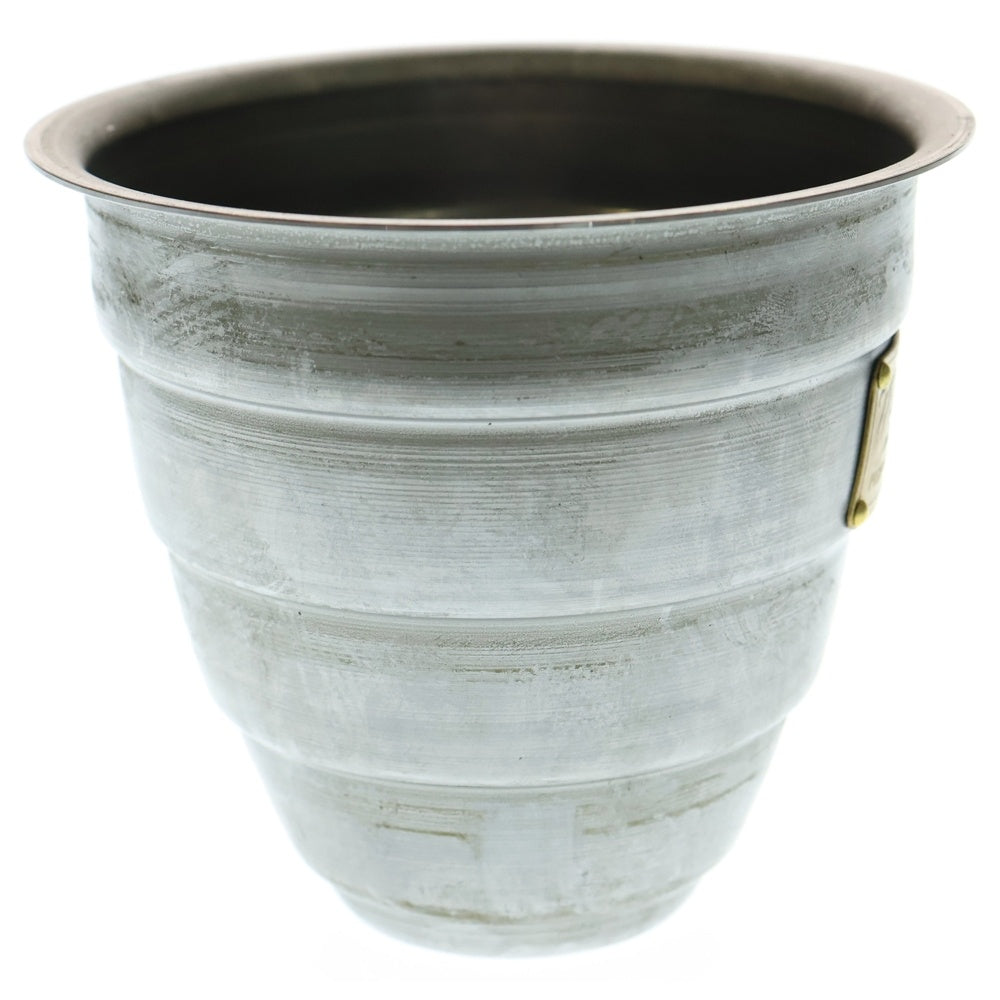 m&m(エムアンドエム) ×MASSES POT TYPE 1 - Chrysails STEEL / SMALL マシス クリサリス 鉄鉢 ポット シルバー