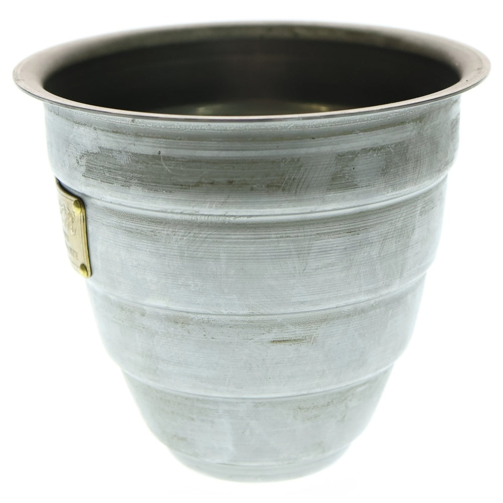 m&m(エムアンドエム) ×MASSES POT TYPE 1 - Chrysails STEEL / SMALL マシス クリサリス 鉄鉢 ポット シルバー