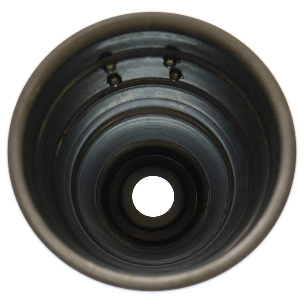 m&m(エムアンドエム) ×MASSES POT TYPE 1 - Chrysails STEEL / SMALL マシス クリサリス 鉄鉢 ポット シルバー