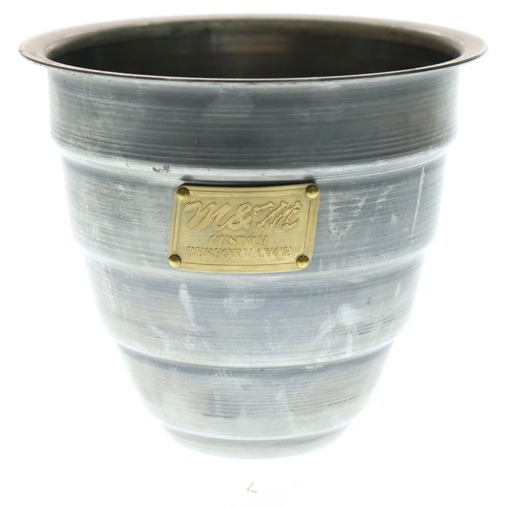 m&m(エムアンドエム) ×MASSES POT TYPE 1 - Chrysails STEEL / SMALL マシス クリサリス 鉄鉢 ポット シルバー