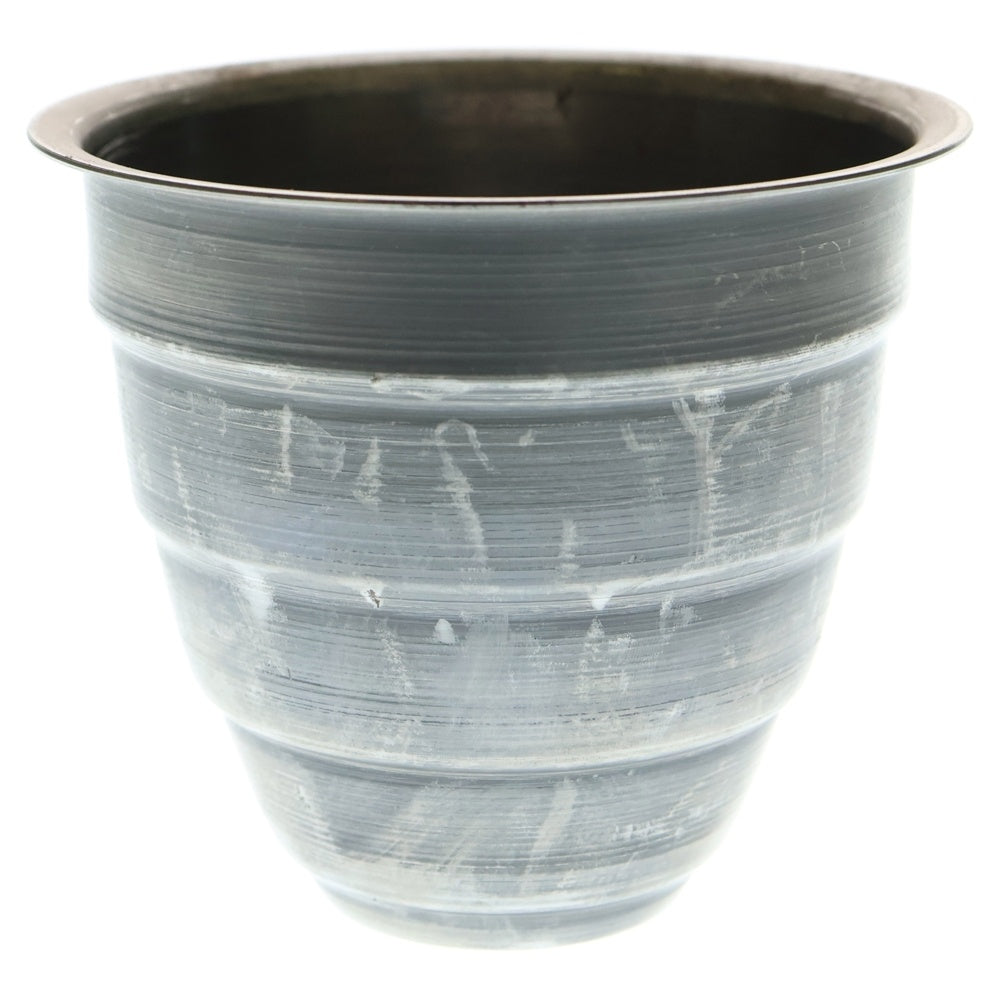 m&m(エムアンドエム) ×MASSES POT TYPE 1 - Chrysails STEEL / SMALL マシス クリサリス 鉄鉢 ポット シルバー
