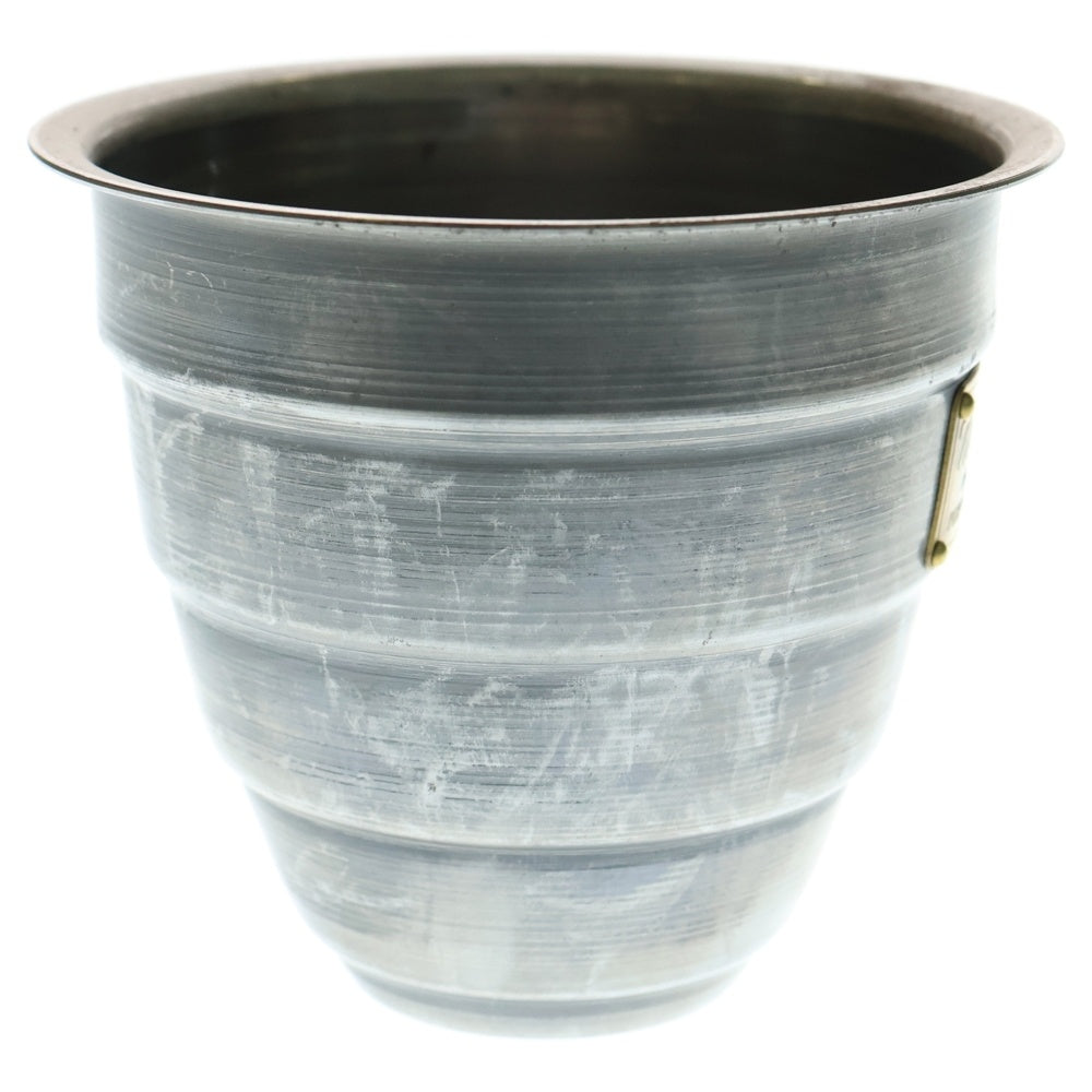 m&m(エムアンドエム) ×MASSES POT TYPE 1 - Chrysails STEEL / SMALL マシス クリサリス 鉄鉢 ポット シルバー