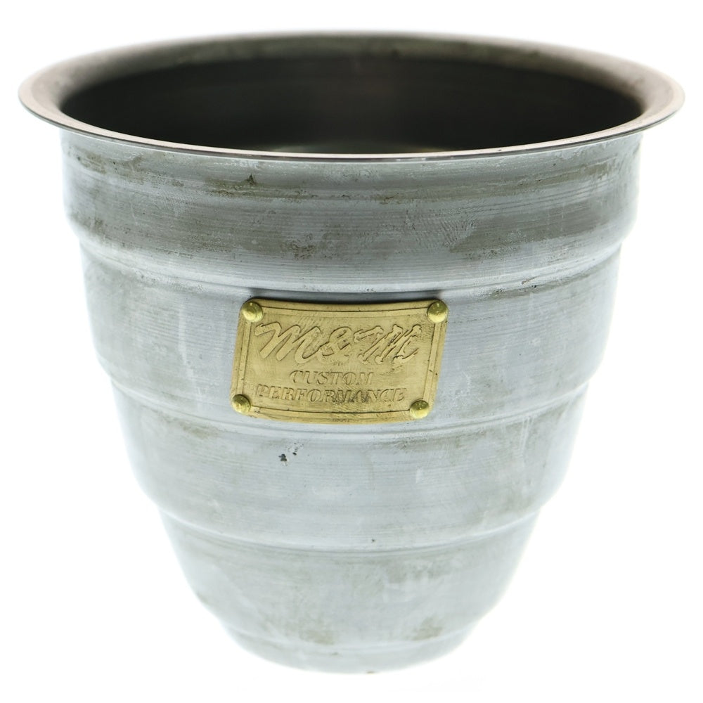 m&m(エムアンドエム) ×MASSES POT TYPE 1 - Chrysails STEEL / SMALL マシス クリサリス 鉄鉢 ポット シルバー