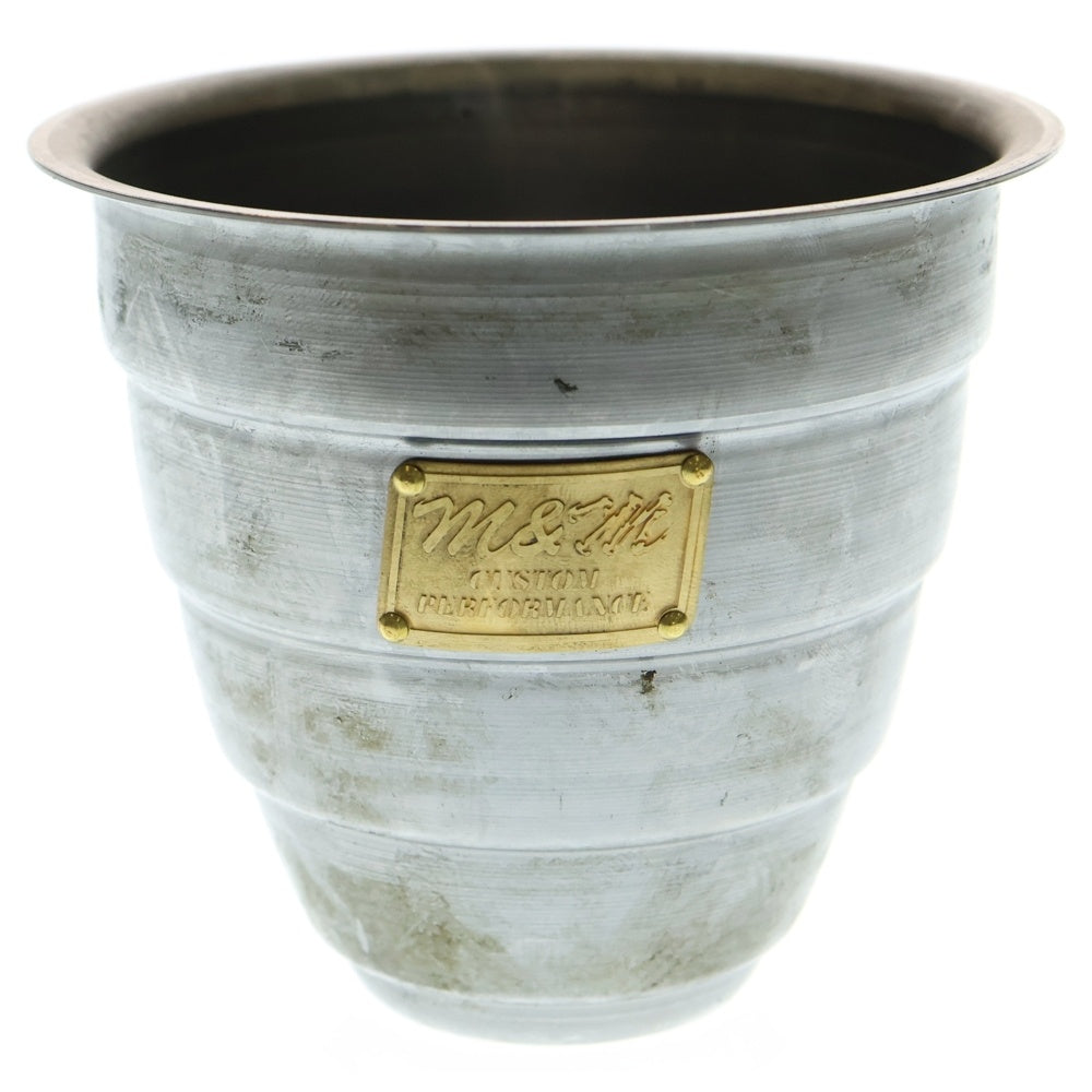 m&m(エムアンドエム) ×MASSES POT TYPE 1 - Chrysails STEEL / SMALL マシス クリサリス 鉄鉢 ポット シルバー