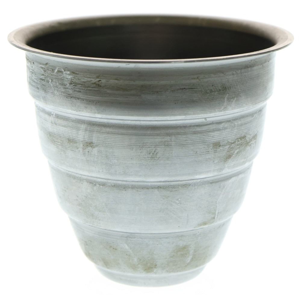 m&m(エムアンドエム) ×MASSES POT TYPE 1 - Chrysails STEEL / SMALL マシス クリサリス 鉄鉢 ポット シルバー