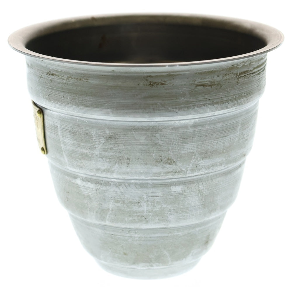 m&m(エムアンドエム) ×MASSES POT TYPE 1 - Chrysails STEEL / SMALL マシス クリサリス 鉄鉢 ポット シルバー