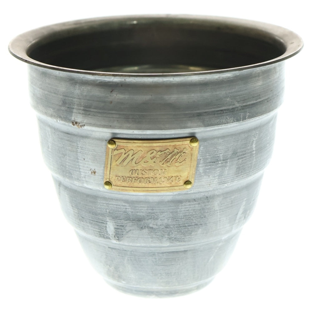 m&m(エムアンドエム) ×MASSES POT TYPE 1 - Chrysails STEEL / SMALL マシス クリサリス 鉄鉢 ポット シルバー