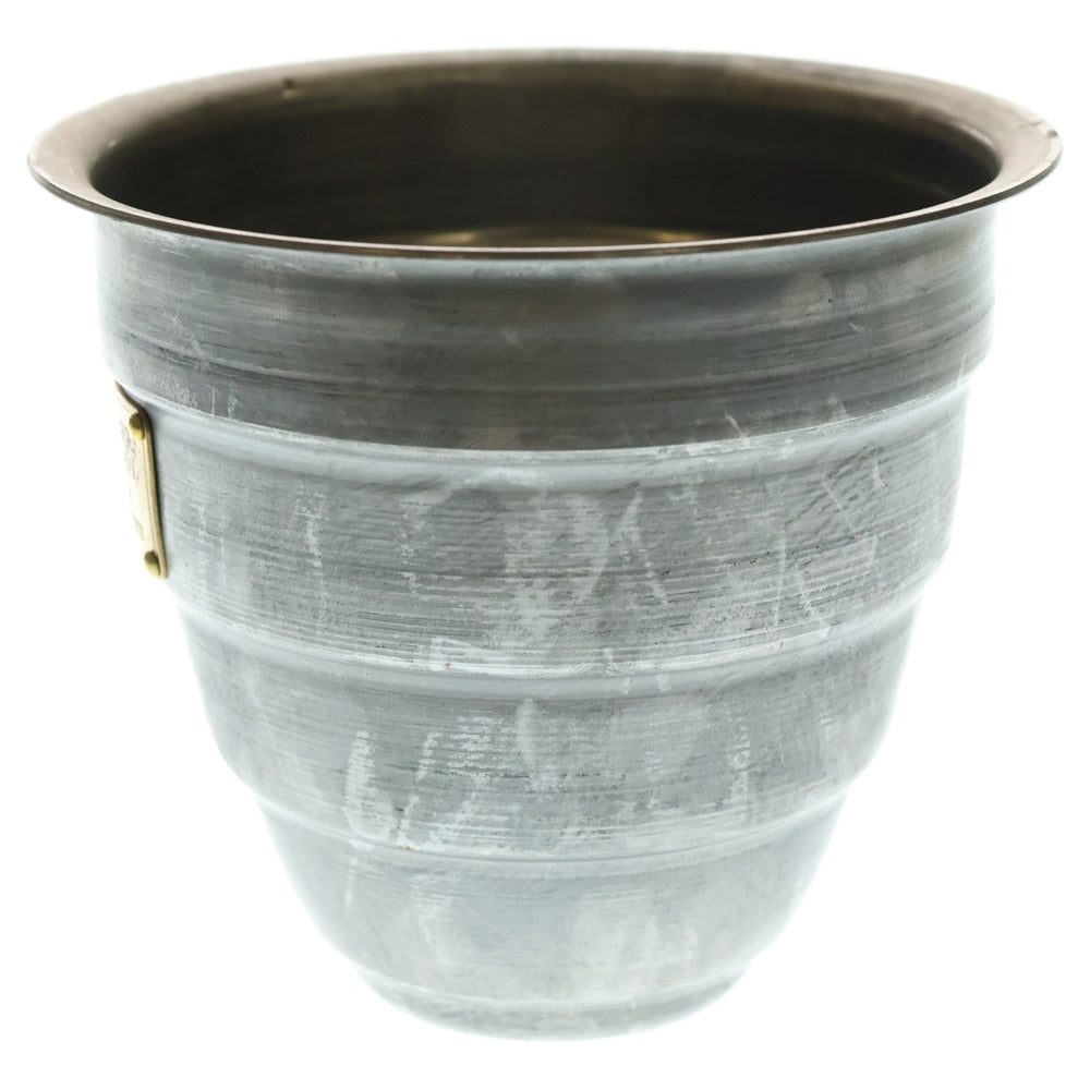 m&m(エムアンドエム) ×MASSES POT TYPE 1 - Chrysails STEEL / SMALL マシス クリサリス 鉄鉢 ポット シルバー