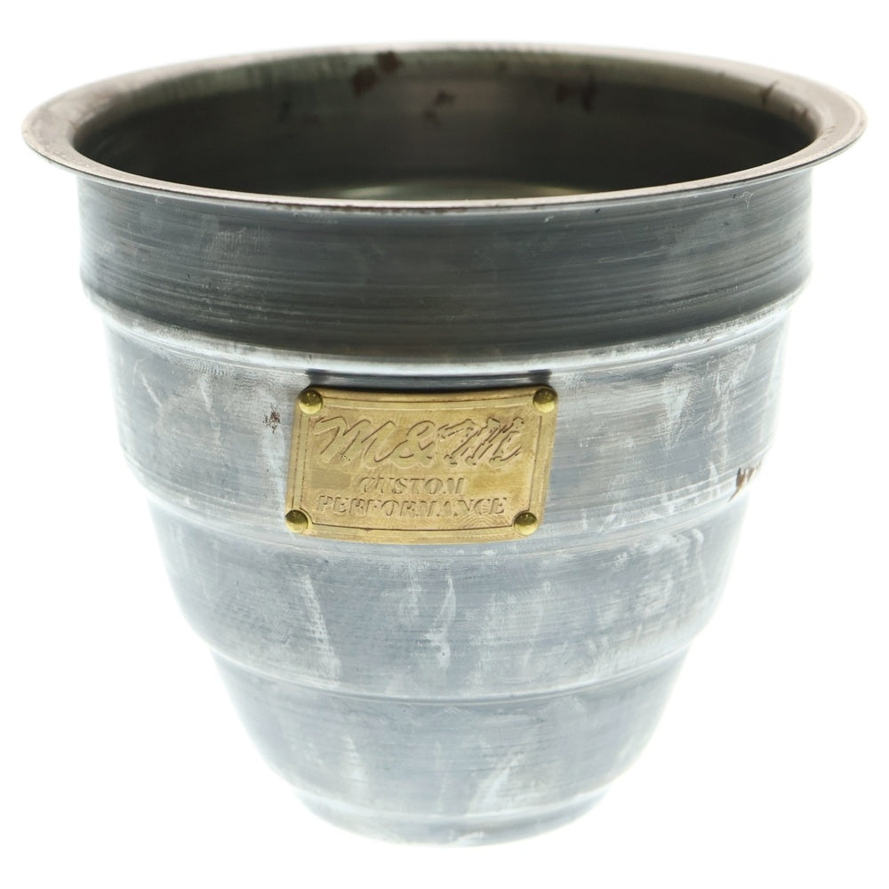 m&m(エムアンドエム) ×MASSES POT TYPE 1 - Chrysails STEEL / SMALL マシス クリサリス 鉄鉢 ポット シルバー