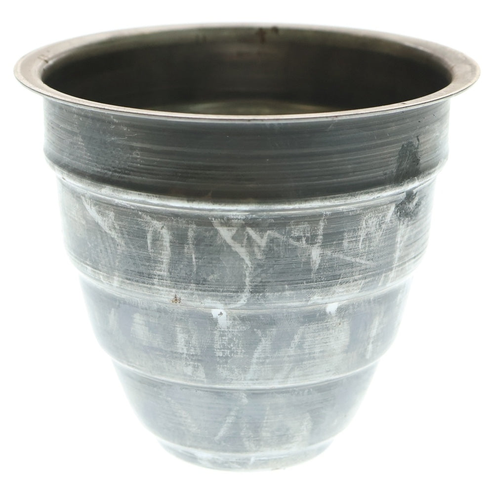 m&m(エムアンドエム) ×MASSES POT TYPE 1 - Chrysails STEEL / SMALL マシス クリサリス 鉄鉢 ポット シルバー