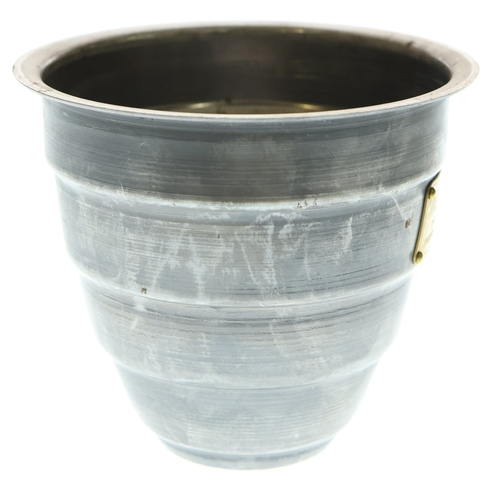 m&m(エムアンドエム) ×MASSES POT TYPE 1 - Chrysails STEEL / SMALL マシス クリサリス 鉄鉢 ポット シルバー