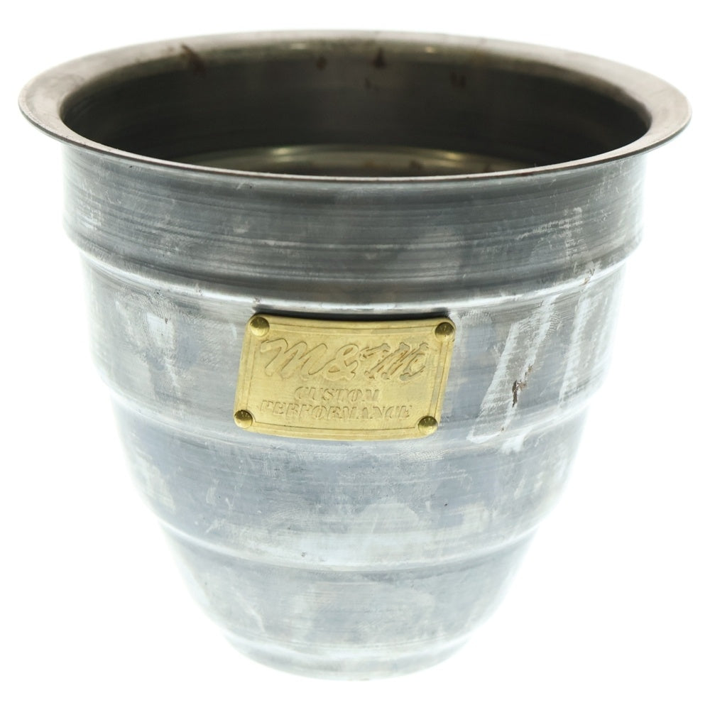 m&m(エムアンドエム) ×MASSES POT TYPE 1 - Chrysails STEEL / SMALL マシス クリサリス 鉄鉢 ポット シルバー