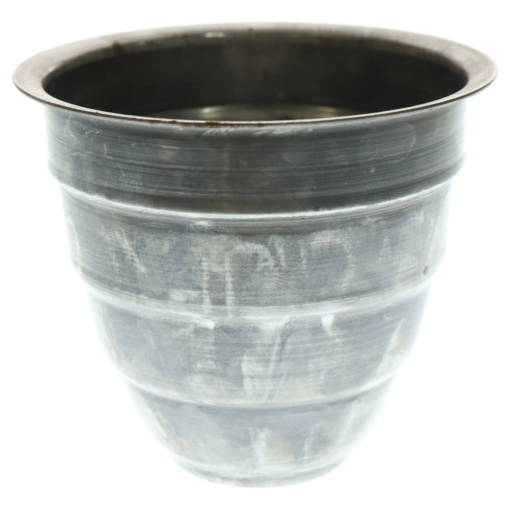m&m(エムアンドエム) ×MASSES POT TYPE 1 - Chrysails STEEL / SMALL マシス クリサリス 鉄鉢 ポット シルバー