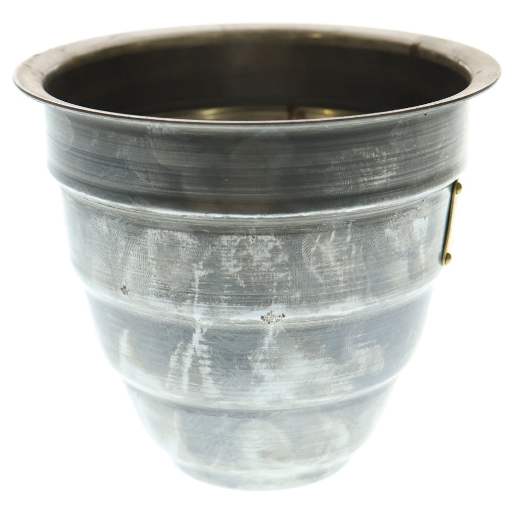 m&m(エムアンドエム) ×MASSES POT TYPE 1 - Chrysails STEEL / SMALL マシス クリサリス 鉄鉢 ポット シルバー