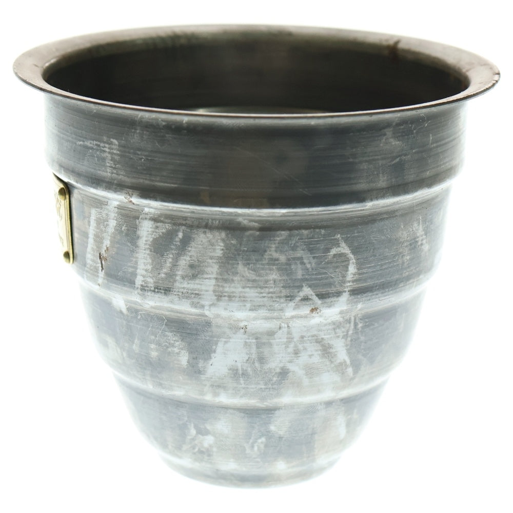 m&m(エムアンドエム) ×MASSES POT TYPE 1 - Chrysails STEEL / SMALL マシス クリサリス 鉄鉢 ポット シルバー