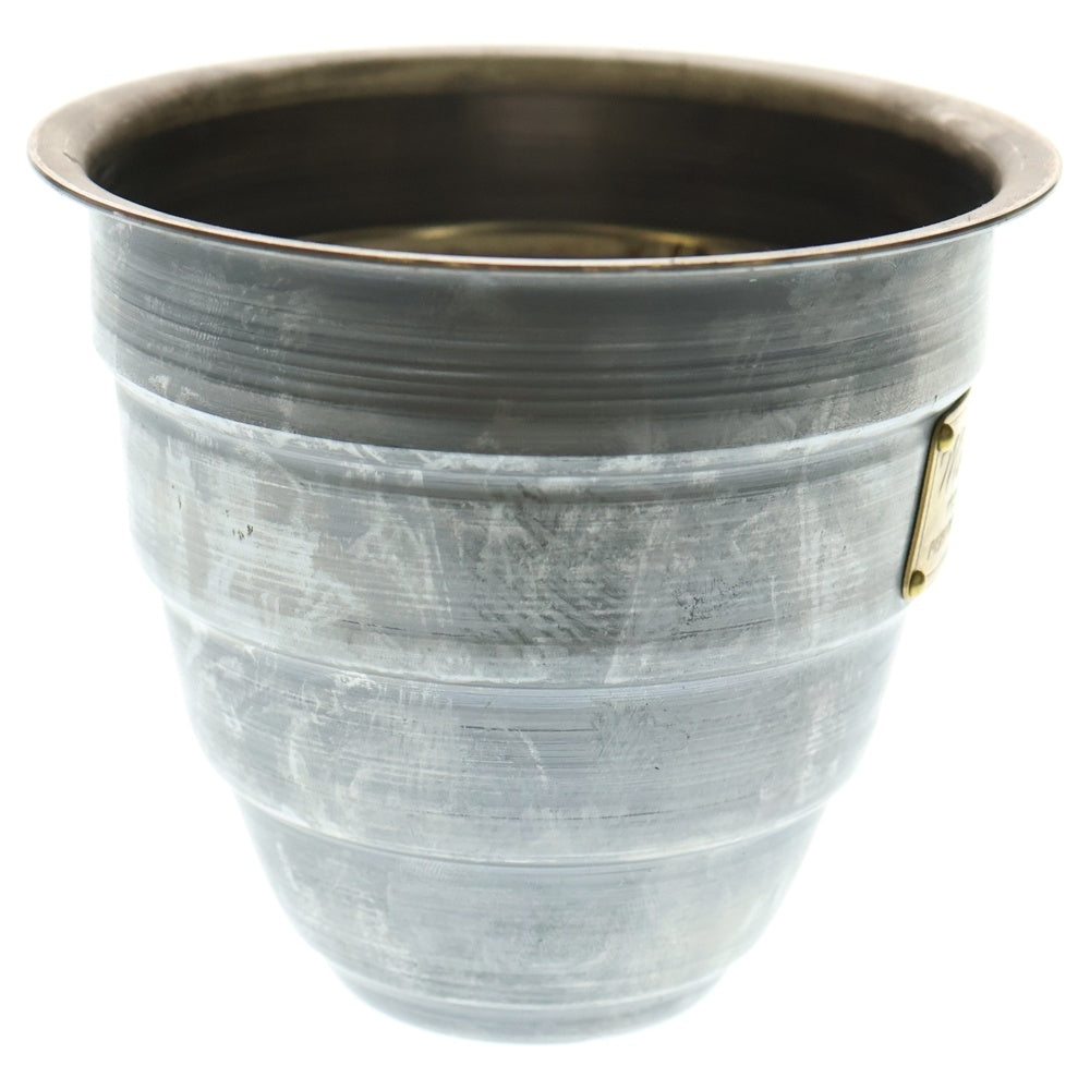 m&m(エムアンドエム) ×MASSES POT TYPE 1 - Chrysails STEEL / SMALL マシス クリサリス 鉄鉢 ポット シルバー