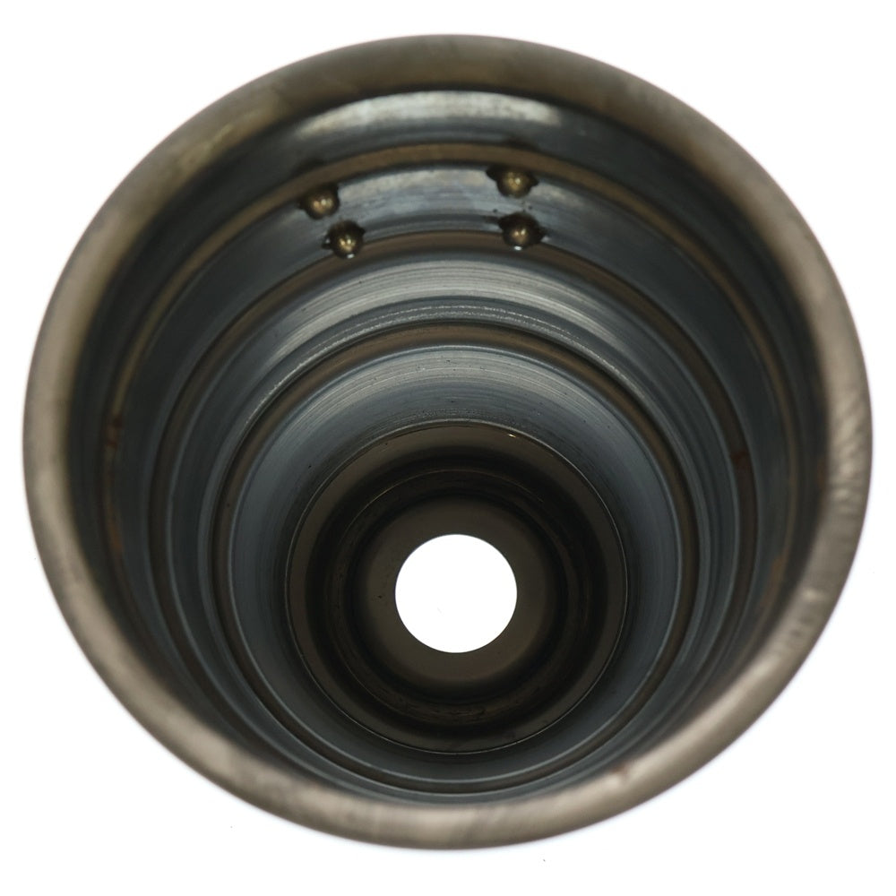 m&m(エムアンドエム) ×MASSES POT TYPE 1 - Chrysails STEEL / SMALL マシス クリサリス 鉄鉢 ポット シルバー