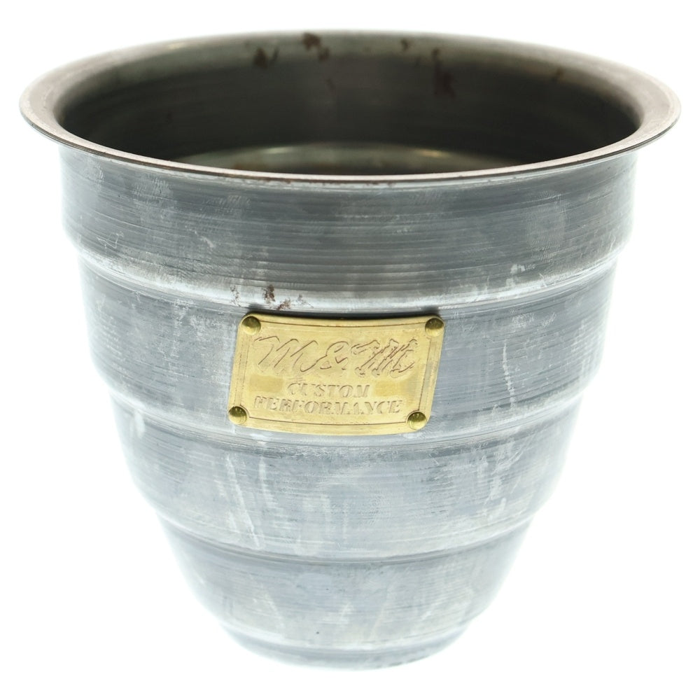 m&m(エムアンドエム) ×MASSES POT TYPE 1 - Chrysails STEEL / SMALL マシス クリサリス 鉄鉢 ポット シルバー