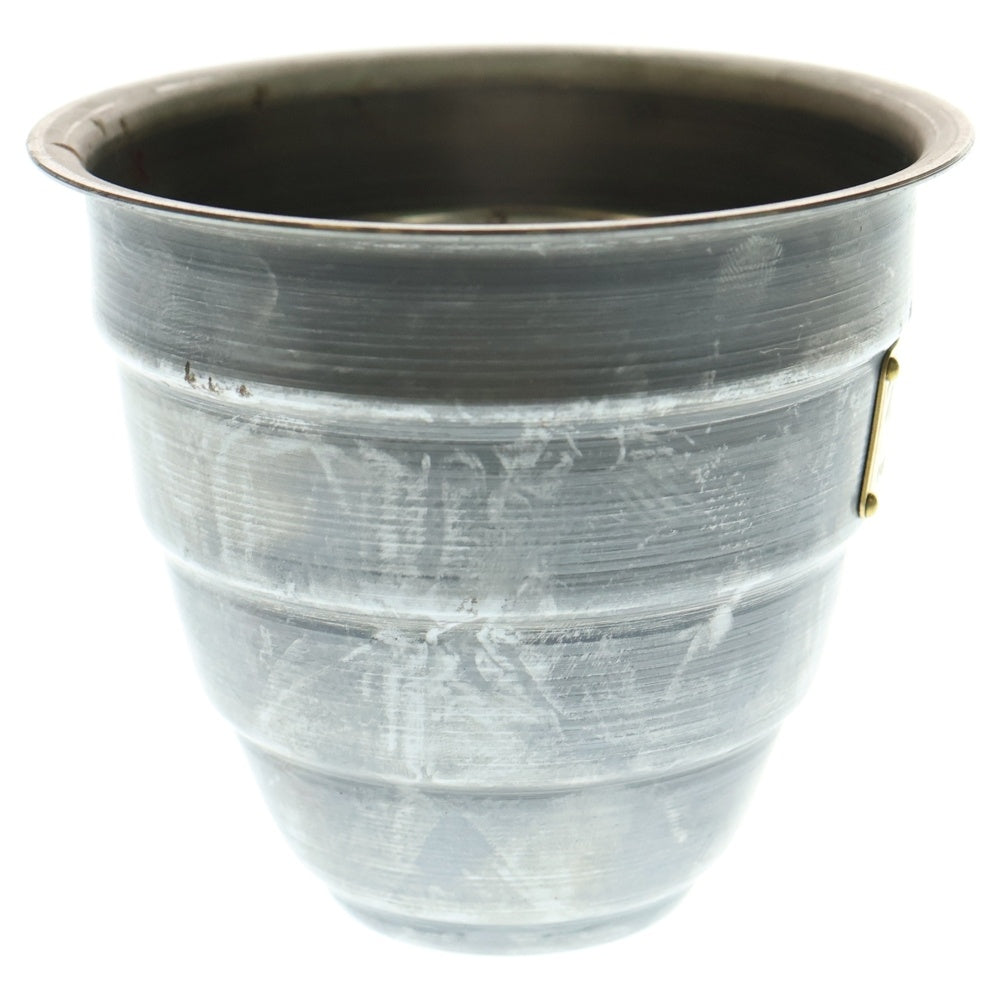 m&m(エムアンドエム) ×MASSES POT TYPE 1 - Chrysails STEEL / SMALL マシス クリサリス 鉄鉢 ポット シルバー