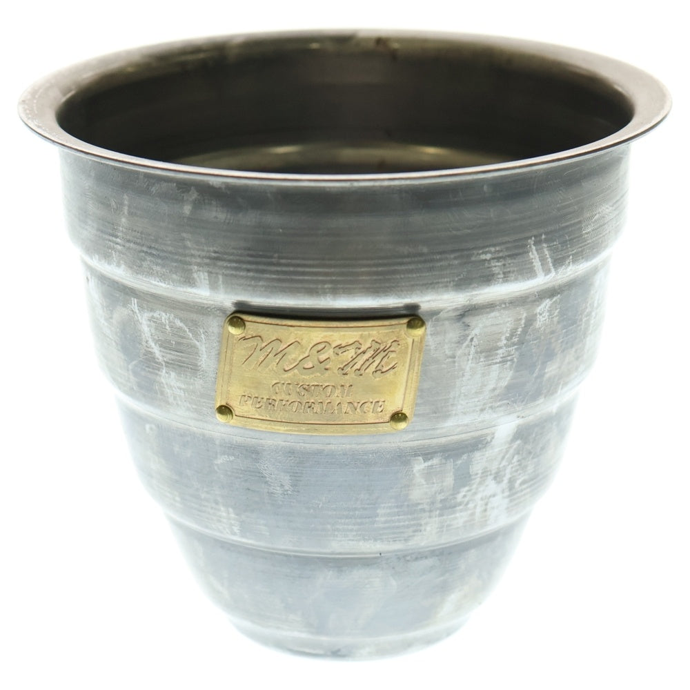 m&m(エムアンドエム) ×MASSES POT TYPE 1 - Chrysails STEEL / SMALL マシス クリサリス 鉄鉢 ポット シルバー