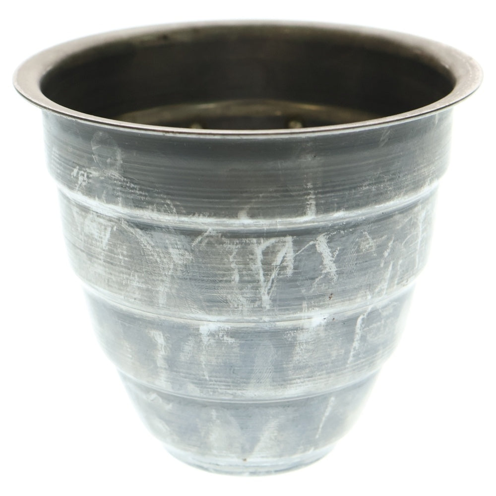 m&m(エムアンドエム) ×MASSES POT TYPE 1 - Chrysails STEEL / SMALL マシス クリサリス 鉄鉢 ポット シルバー