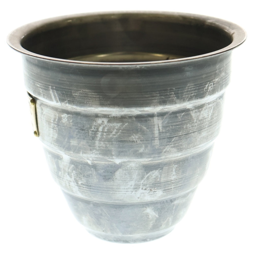 m&m(エムアンドエム) ×MASSES POT TYPE 1 - Chrysails STEEL / SMALL マシス クリサリス 鉄鉢 ポット シルバー