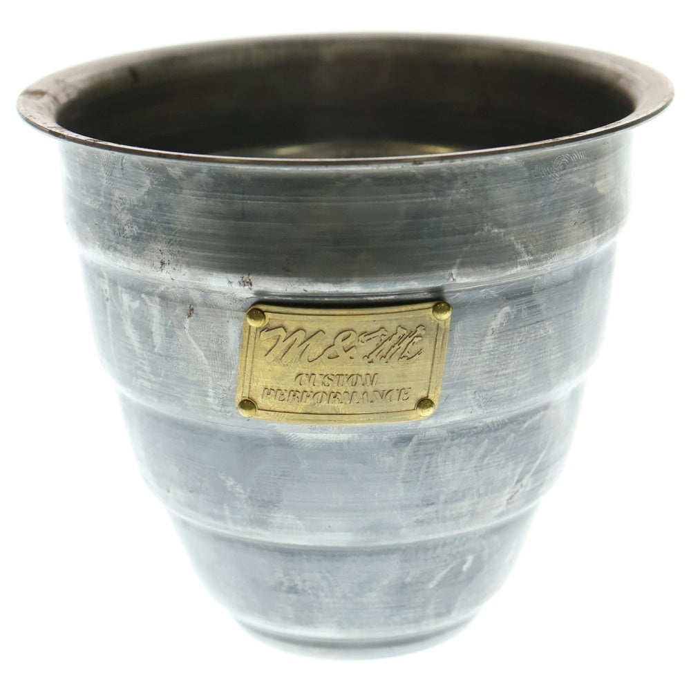 m&m(エムアンドエム) ×MASSES POT TYPE 1 - Chrysails STEEL / SMALL マシス クリサリス 鉄鉢 ポット シルバー