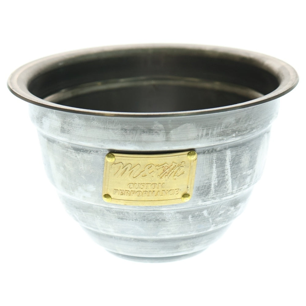 m&m(エムアンドエム) ×MASSES POT TYPE 4 - TERMIT STEEL / SMALL マシス ターミット 鉄鉢 ポット シルバー