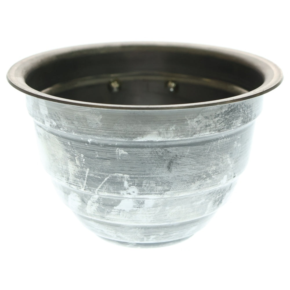 m&m(エムアンドエム) ×MASSES POT TYPE 4 - TERMIT STEEL / SMALL マシス ターミット 鉄鉢 ポット シルバー