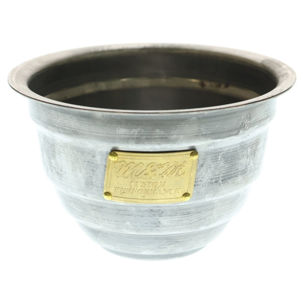 m&m(エムアンドエム) ×MASSES POT TYPE 4 - TERMIT STEEL / SMALL マシス ターミット 鉄鉢 ポット シルバー