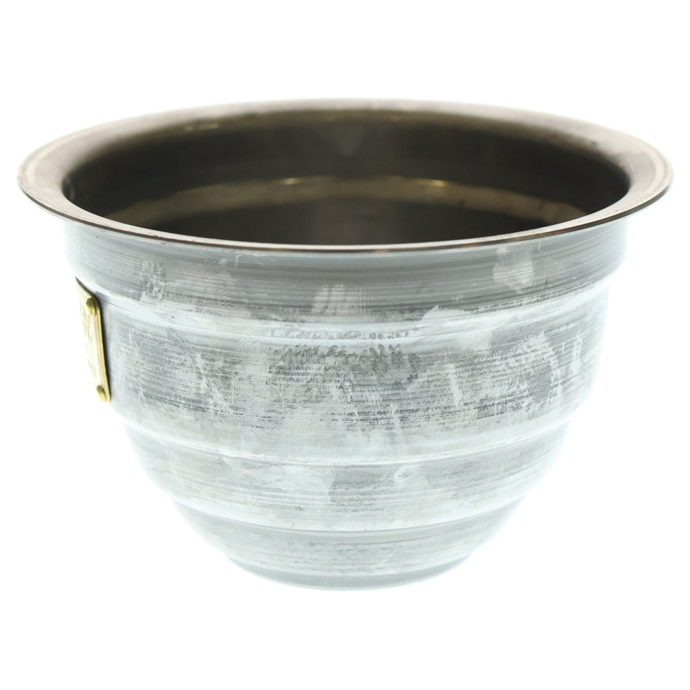 m&m(エムアンドエム) ×MASSES POT TYPE 4 - TERMIT STEEL / SMALL マシス ターミット 鉄鉢 ポット シルバー