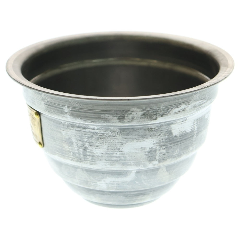 m&m(エムアンドエム) ×MASSES POT TYPE 4 - TERMIT STEEL / SMALL マシス ターミット 鉄鉢 ポット シルバー