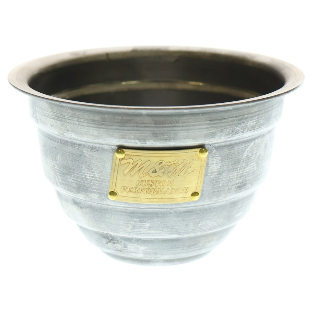 m&m(エムアンドエム) ×MASSES POT TYPE 4 - TERMIT STEEL / SMALL マシス ターミット 鉄鉢 ポット シルバー