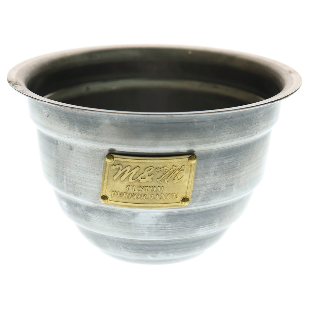 m&m(エムアンドエム) ×MASSES POT TYPE 4 - TERMIT STEEL / SMALL マシス ターミット 鉄鉢 ポット シルバー