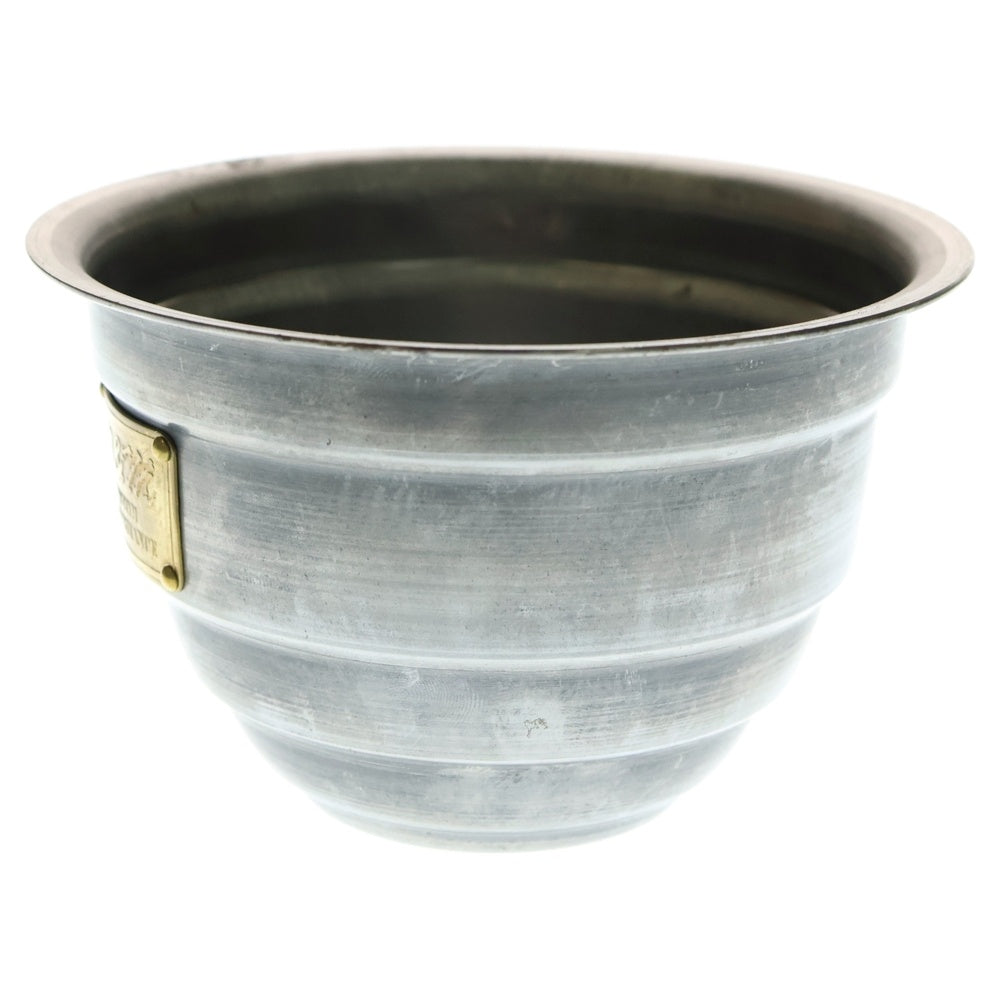 m&m(エムアンドエム) ×MASSES POT TYPE 4 - TERMIT STEEL / SMALL マシス ターミット 鉄鉢 ポット シルバー