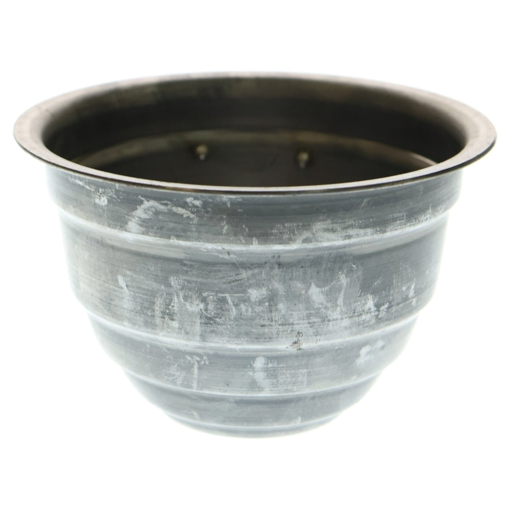 m&m(エムアンドエム) ×MASSES POT TYPE 4 - TERMIT STEEL / SMALL マシス ターミット 鉄鉢 ポット シルバー