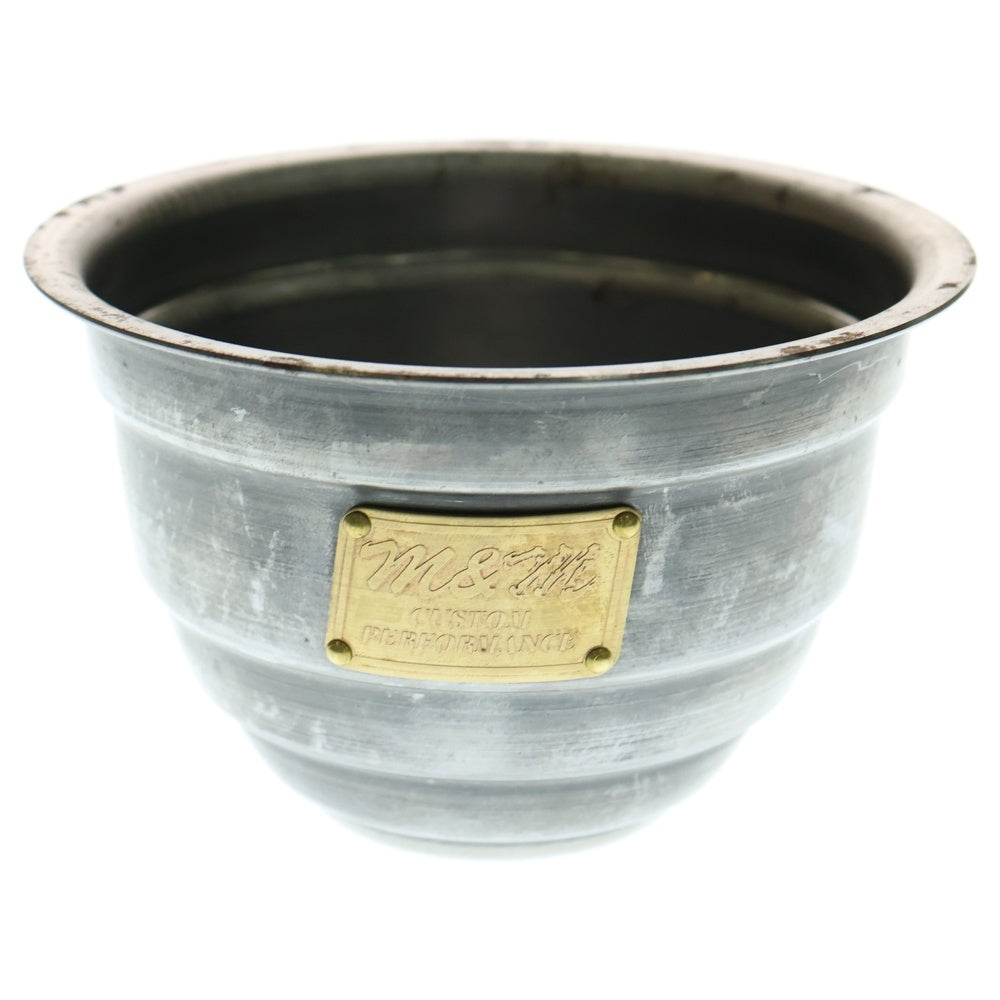 m&m(エムアンドエム) ×MASSES POT TYPE 4 - TERMIT STEEL / SMALL マシス ターミット 鉄鉢 ポット シルバー