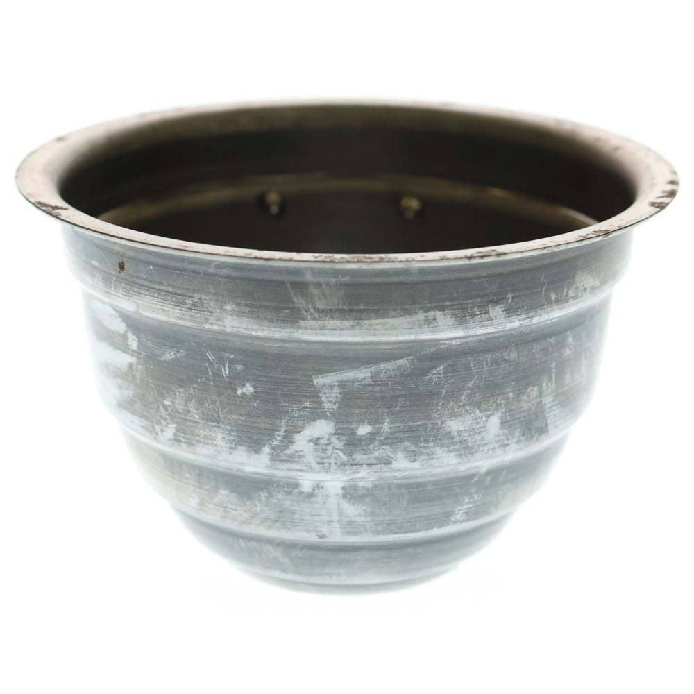 m&m(エムアンドエム) ×MASSES POT TYPE 4 - TERMIT STEEL / SMALL マシス ターミット 鉄鉢 ポット シルバー