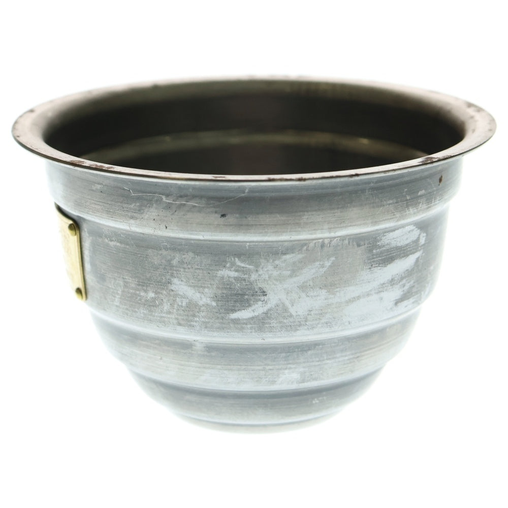 m&m(エムアンドエム) ×MASSES POT TYPE 4 - TERMIT STEEL / SMALL マシス ターミット 鉄鉢 ポット シルバー