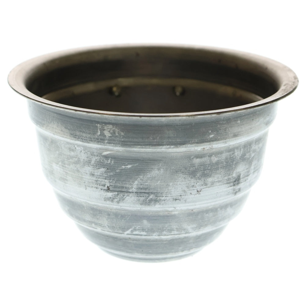 m&m(エムアンドエム) ×MASSES POT TYPE 4 - TERMIT STEEL / SMALL マシス ターミット 鉄鉢 ポット シルバー